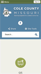 Mobile Screenshot of colecounty.org
